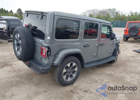 2022 Jeep Wrangler Unlimited Sahara 4X4 from USA, damaged, VIN 1C4HJXEG7NW138105